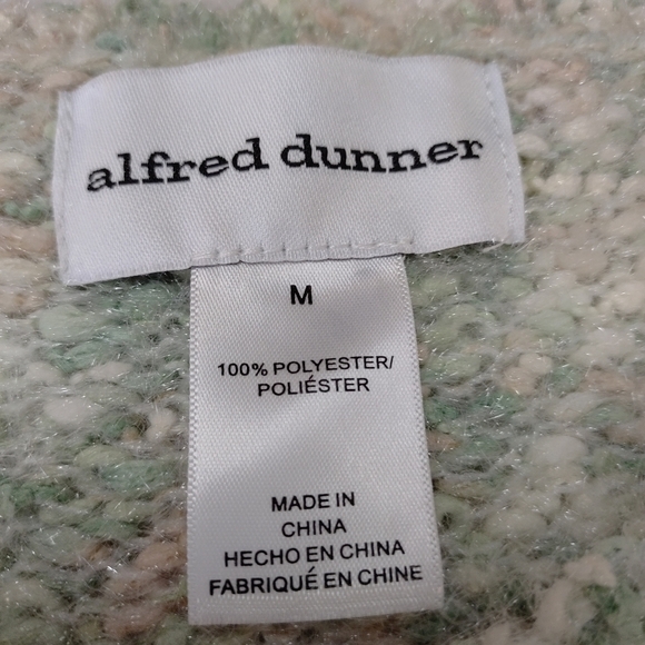 Alfred Dunner Sweater Women's Cowlneck Necklaces Sweater Size M - Picture 8 of 8